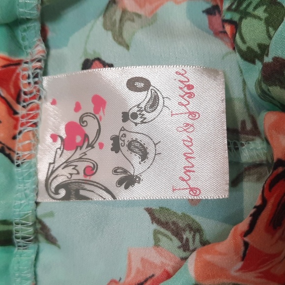 Girls 2pc Matching Set - Eyelet/Floral Print - Size: 8-12 - Picture 11 of 12